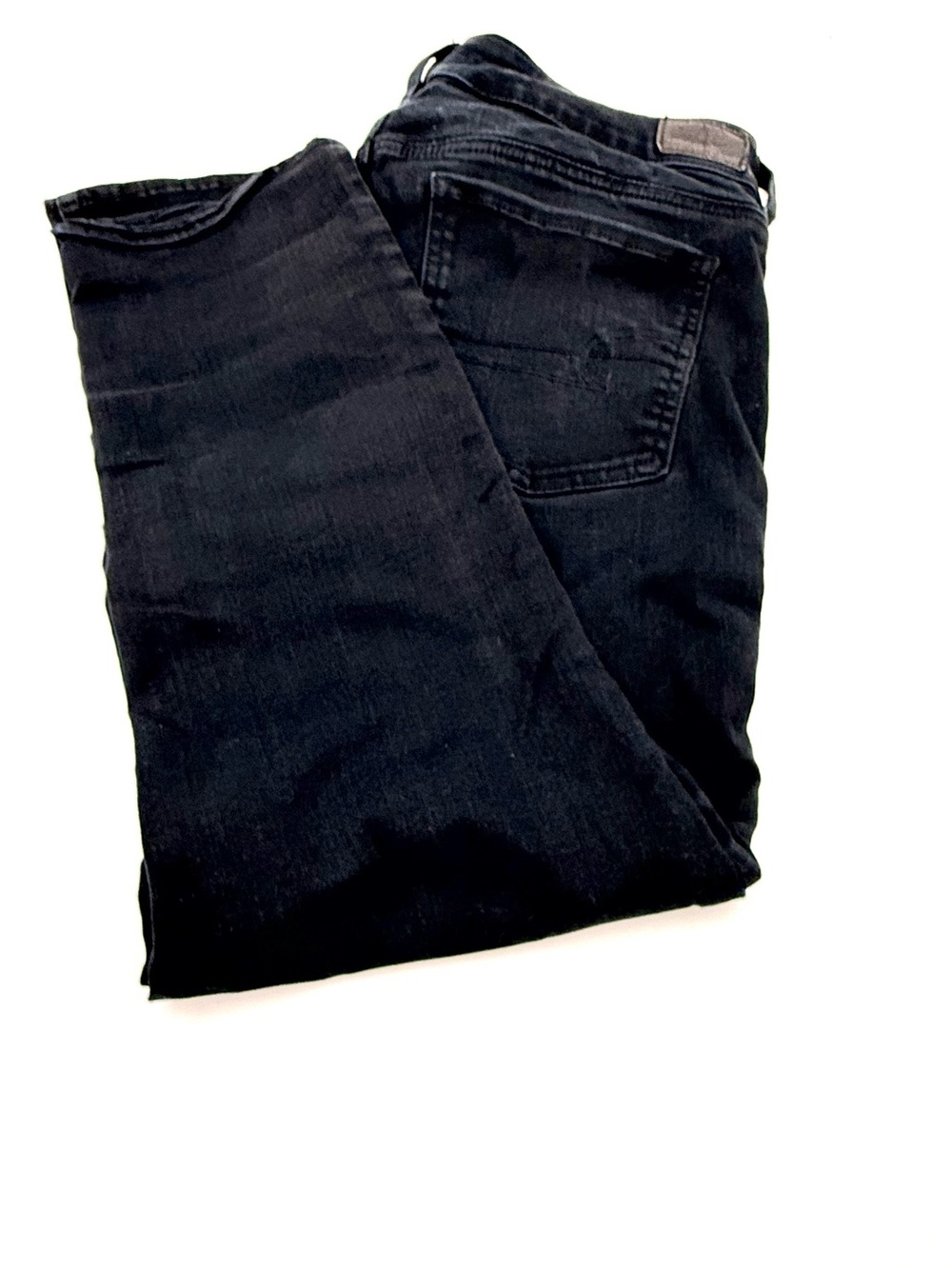 Men's Black Slim Straight Jeans